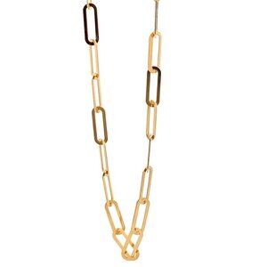 18K Yellow Gold Bracelet Paperclip Link 1.72 grams 7 inches